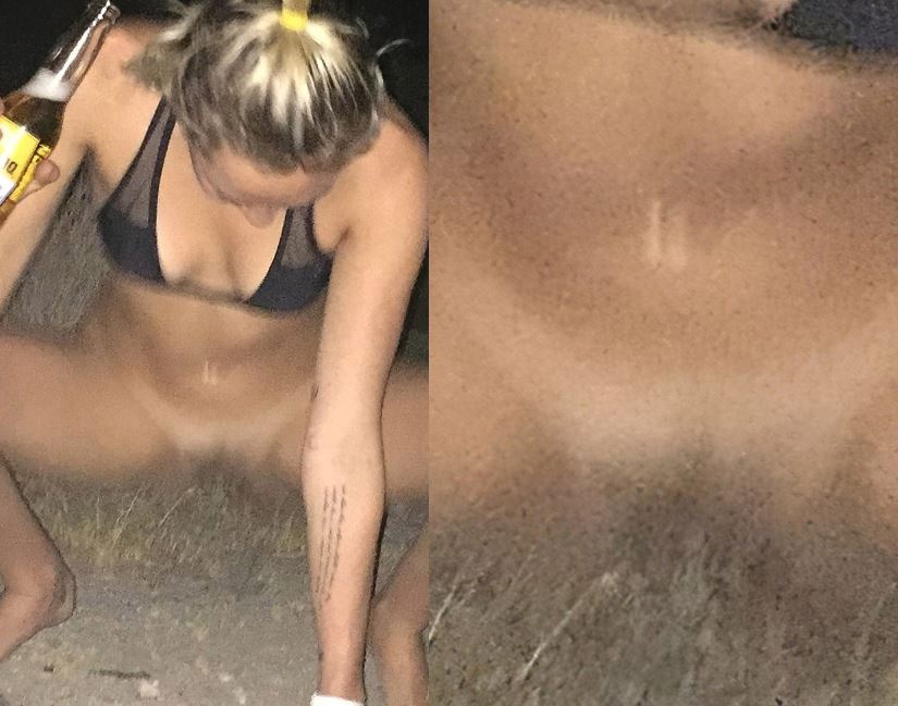 10 Times Miley Cyrus Stripped Nude And Flashed Her Pussy