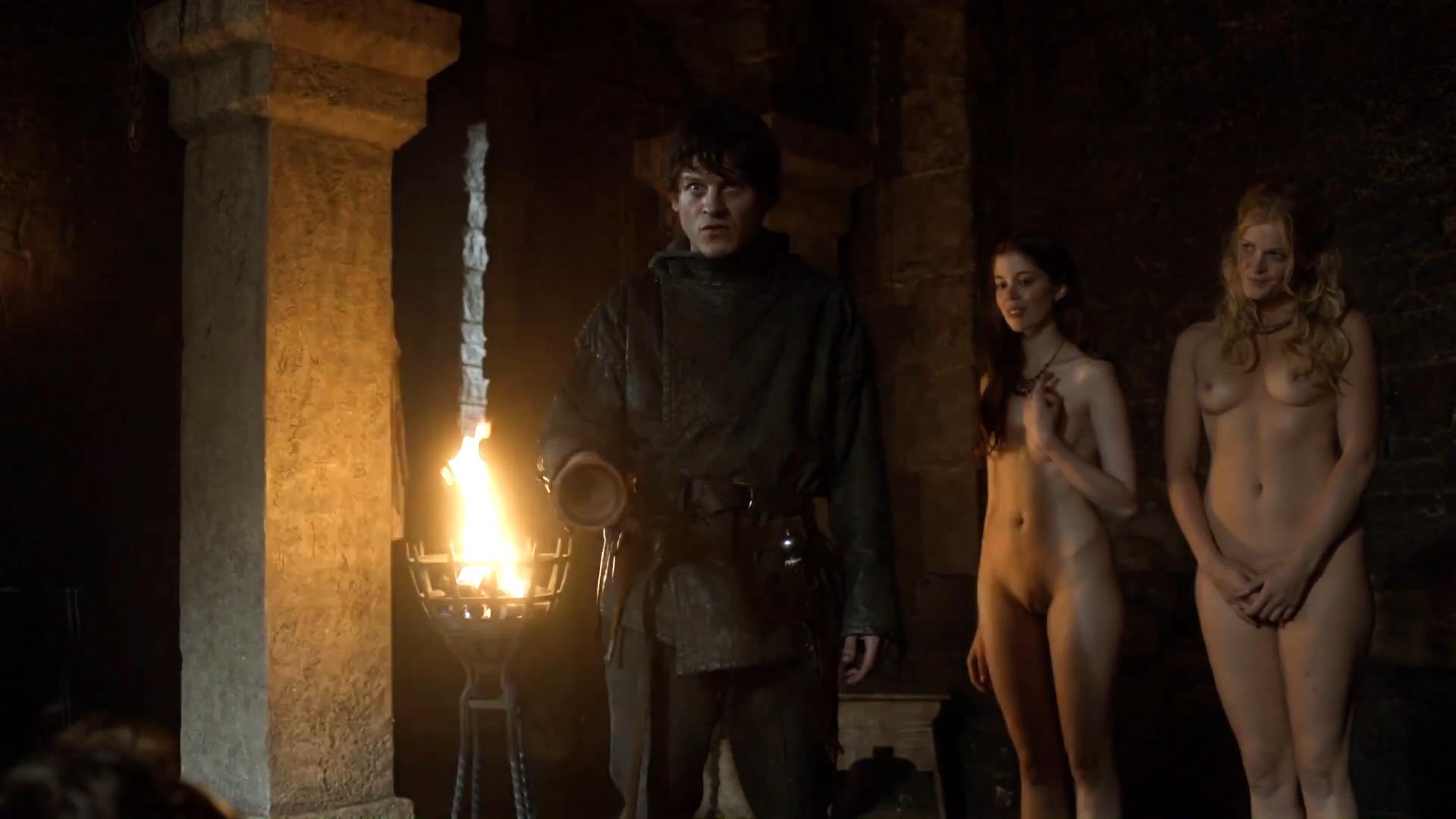 Charlotte Hope tits / boobs exposed in game of thrones - topless celeb part 2