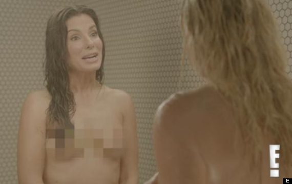 Sandra Bullock nude shower video still